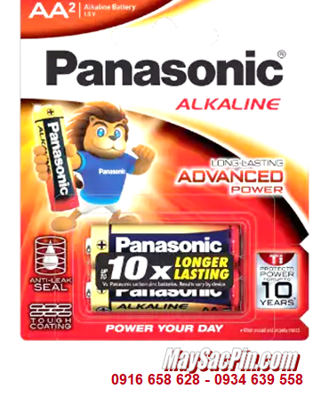Panasonic LR6T/2B, Pin AA 1.5v Alkaline Panasonic LR6T/2B Advanced Power _Made in Thailand | Vỉ 2viên